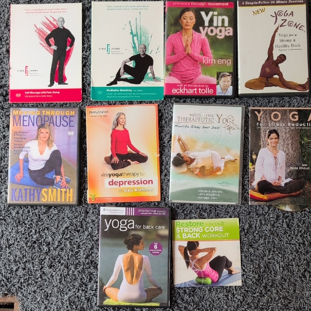13 Yoga and Fitness DVD Collection